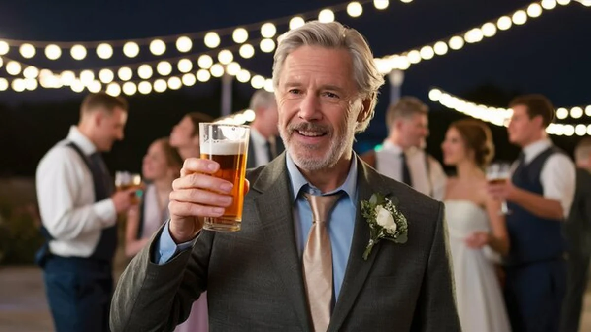 Mężczyzna trzymający szklankę piwa w ręku